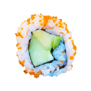 Masago maki concombre/avocat