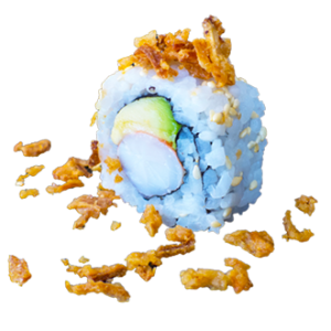 Crispy Oignon Rolls crevette/avocat