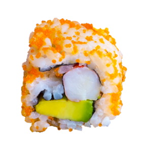 masago maki crevette/avocat